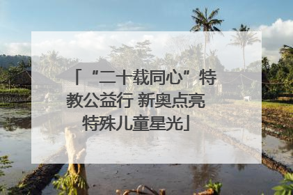 “二十载同心”特教公益行 新奥点亮特殊儿童星光
