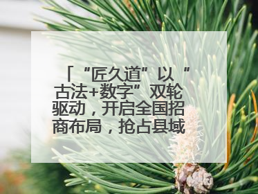“匠久道”以“古法+数字”双轮驱动，开启全国招商布局，抢占县域白酒市场新蓝海