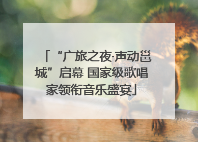 “广旅之夜·声动邕城”启幕 国家级歌唱家领衔音乐盛宴