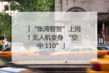“张湾智警”上岗！无人机变身 “空中 110”