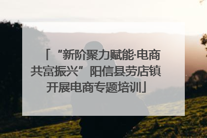 “新阶聚力赋能·电商共富振兴”阳信县劳店镇开展电商专题培训