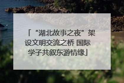 “湖北故事之夜”架设文明交流之桥 国际学子共叙东游情缘