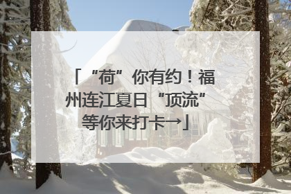 “荷”你有约！福州连江夏日“顶流”等你来打卡→