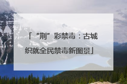 “荆”彩禁毒：古城织就全民禁毒新图景
