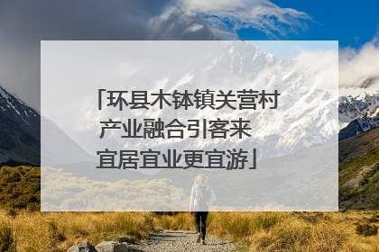 环县木钵镇关营村 产业融合引客来 宜居宜业更宜游