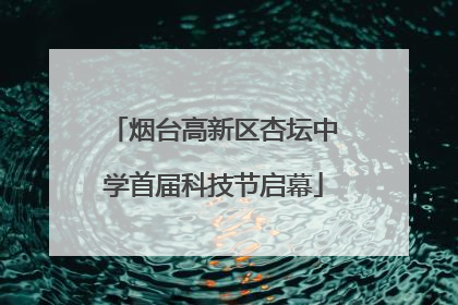 烟台高新区杏坛中学首届科技节启幕