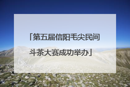 第五届信阳毛尖民间斗茶大赛成功举办