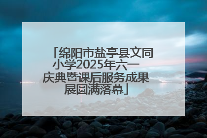 绵阳市盐亭县文同小学2025年六一庆典暨课后服务成果展圆满落幕