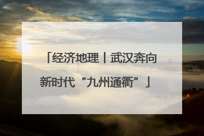 经济地理丨武汉奔向新时代“九州通衢”