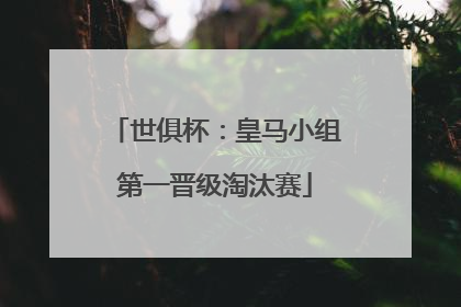 世俱杯：皇马小组第一晋级淘汰赛