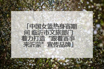 中国女篮热身赛期间 临沂市文旅部门着力打造“跟着赛事来沂蒙”宣传品牌