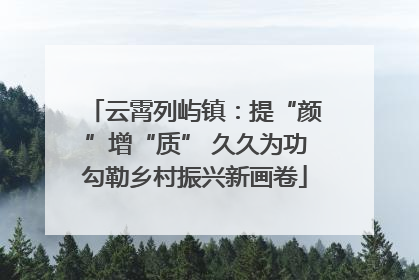 云霄列屿镇：提“颜”增“质” 久久为功勾勒乡村振兴新画卷