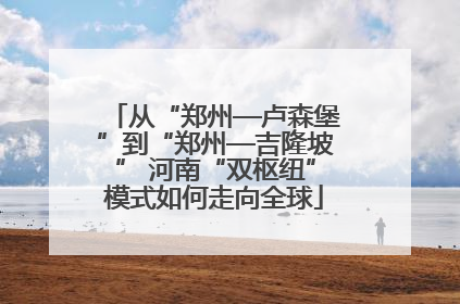 从“郑州—卢森堡”到“郑州—吉隆坡” 河南“双枢纽”模式如何走向全球