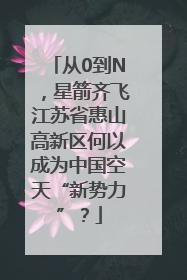 从0到N，星箭齐飞江苏省惠山高新区何以成为中国空天“新势力”？