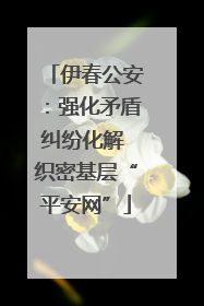 伊春公安：强化矛盾纠纷化解 织密基层“平安网”