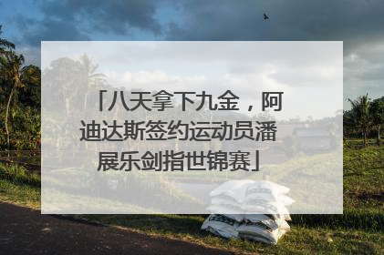 八天拿下九金，阿迪达斯签约运动员潘展乐剑指世锦赛