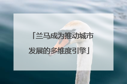 兰马成为推动城市发展的多维度引擎