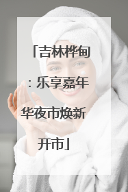 吉林桦甸：乐享嘉年华夜市焕新开市