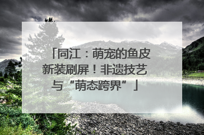 同江：萌宠的鱼皮新装刷屏！非遗技艺与“萌态跨界”