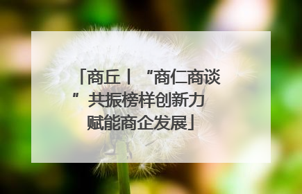 商丘丨“商仁商谈”共振榜样创新力 赋能商企发展