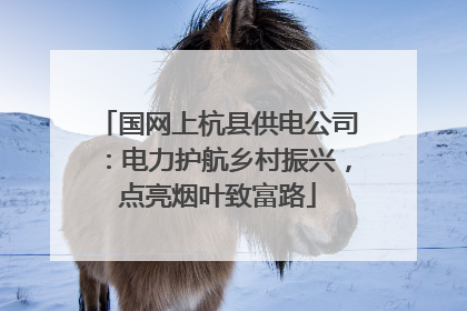 国网上杭县供电公司：电力护航乡村振兴，点亮烟叶致富路