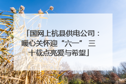 国网上杭县供电公司：暖心关怀迎“六一” 三十载点亮爱与希望