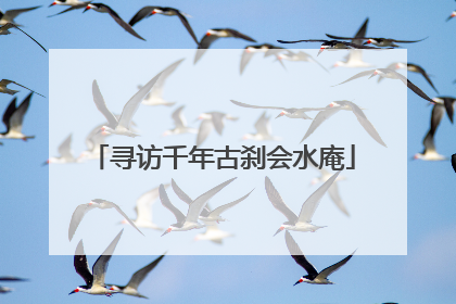 寻访千年古刹会水庵