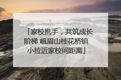 家校携手，共筑成长阶梯 峨眉山桂花桥镇小拉近家校间距离