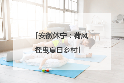 安徽休宁：荷风摇曳夏日乡村