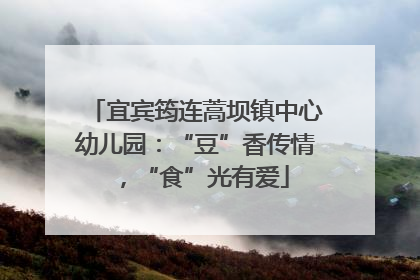 宜宾筠连蒿坝镇中心幼儿园：“豆”香传情，“食”光有爱