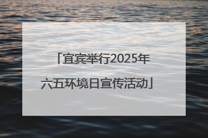 宜宾举行2025年六五环境日宣传活动