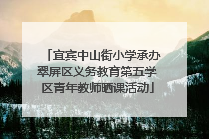 宜宾中山街小学承办翠屏区义务教育第五学区青年教师晒课活动