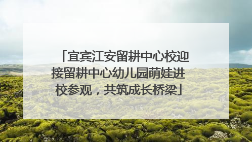 宜宾江安留耕中心校迎接留耕中心幼儿园萌娃进校参观，共筑成长桥梁