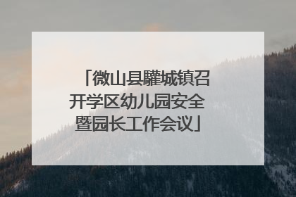 微山县驩城镇召开学区幼儿园安全暨园长工作会议