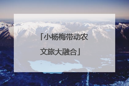小杨梅带动农文旅大融合