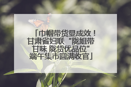 巾帼带货显成效！甘肃省妇联“陇姐带甘味 陇货优品位”端午集市圆满收官