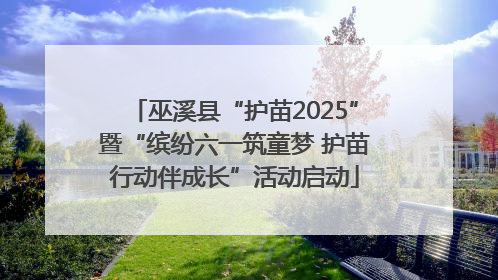 巫溪县“护苗2025”暨“缤纷六一筑童梦 护苗行动伴成长”活动启动