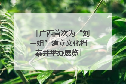 广西首次为“刘三姐”建立文化档案并举办展览