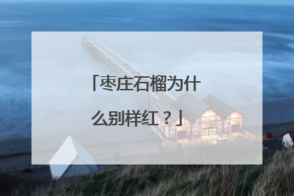 枣庄石榴为什么别样红？