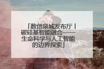 数创泉城发布厅丨碳硅基智能融合——生命科学与人工智能的边界探索