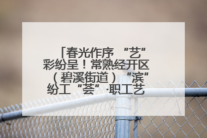 春光作序 “艺”彩纷呈！常熟经开区（碧溪街道）“滨”纷工“荟”·职工艺课堂点亮春日时光