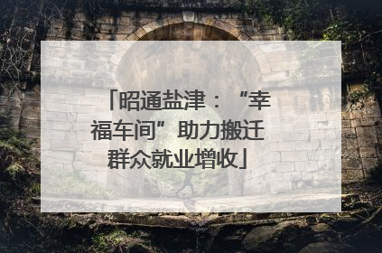 昭通盐津：“幸福车间”助力搬迁群众就业增收