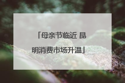 母亲节临近 昆明消费市场升温