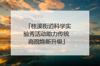 桂溪街道科学实验秀活动助力传统商圈焕新升级
