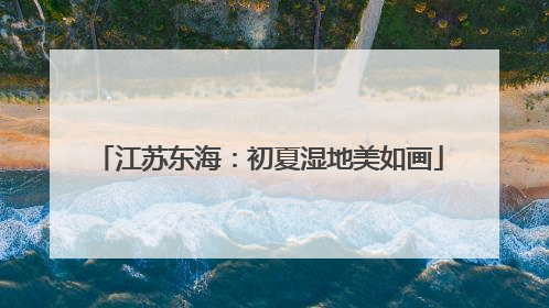 江苏东海：初夏湿地美如画