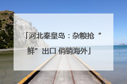 河北秦皇岛：杂粮抢“鲜”出口 俏销海外