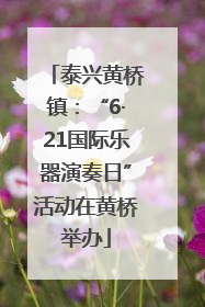 泰兴黄桥镇：“6·21国际乐器演奏日”活动在黄桥举办