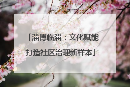 淄博临淄：文化赋能 打造社区治理新样本