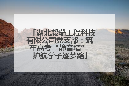 湖北毅瑞工程科技有限公司党支部：筑牢高考“静音墙” 护航学子逐梦路