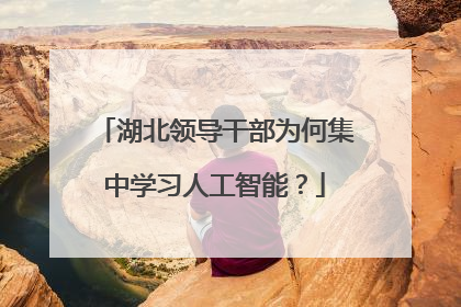 湖北领导干部为何集中学习人工智能？